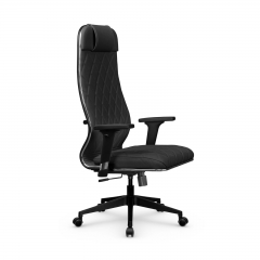 Кресло руководителя Метта Мetta L 1m 40M/2D Infinity Easy Clean MPES Комплект 8 Черное