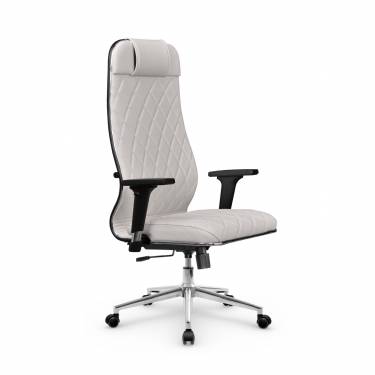 Кресло руководителя Метта Мetta L 1m 40M/2D Infinity Easy Clean MPES Комплект 9 Белое