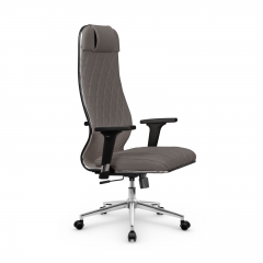 Кресло руководителя Метта Мetta L 1m 40M/2D Infinity Easy Clean MPES Комплект 9 Серое