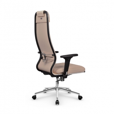 Кресло руководителя Метта Мetta L 1m 40M/2D Infinity Easy Clean MPES Комплект 9 Темно-бежевое