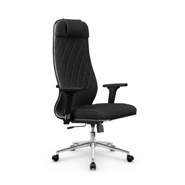 Кресло руководителя Метта Мetta L 1m 40M/2D Infinity Easy Clean MPES Комплект 9 Черное