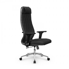 Кресло руководителя Метта Мetta L 1m 40M/2D Infinity Easy Clean MPES Комплект 9 Черное