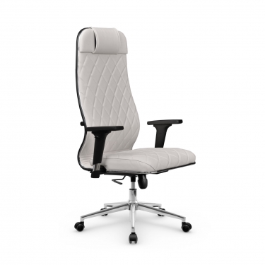 Кресло руководителя Метта Мetta L 1m 40M/2D Infinity Easy Clean MPES Комплект 10 Белое