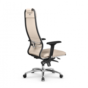 Кресло руководителя Метта Мetta L 1m 38K2/4D Infinity Easy Clean MPES Комплект 1 Молочное