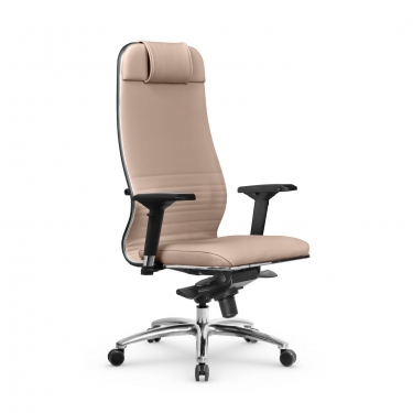 Кресло руководителя Метта Мetta L 1m 38K2/4D Infinity Easy Clean MPES Комплект 1 Темно-бежевое