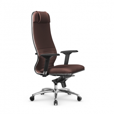 Кресло руководителя Метта Мetta L 1m 38K2/4D Infinity Easy Clean MPES Комплект 1 Темно-коричневое