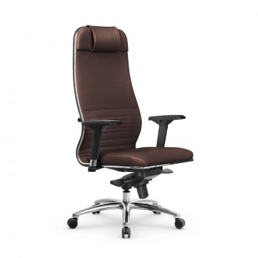 Кресло руководителя Метта Мetta L 1m 38K2/4D Infinity Easy Clean MPES Комплект 1 Темно-коричневое