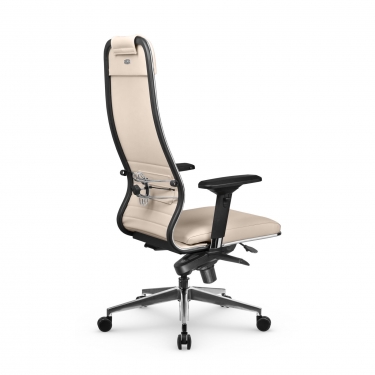 Кресло руководителя Метта Мetta L 1m 38K2/4D Infinity Easy Clean MPES Комплект 2 Молочное