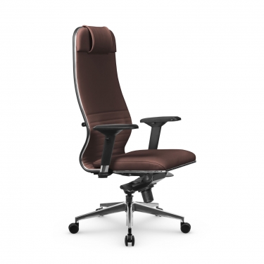Кресло руководителя Метта Мetta L 1m 38K2/4D Infinity Easy Clean MPES Комплект 2 Темно-коричневое