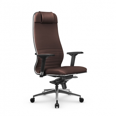 Кресло руководителя Метта Мetta L 1m 38K2/4D Infinity Easy Clean MPES Комплект 2 Темно-коричневое