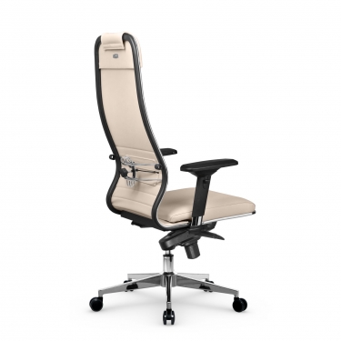 Кресло руководителя Метта Мetta L 1m 38K2/4D Infinity Easy Clean MPES Комплект 3 Молочное