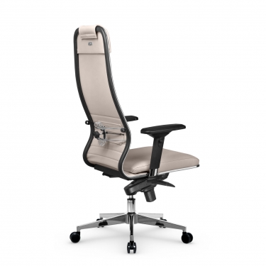 Кресло руководителя Метта Мetta L 1m 38K2/4D Infinity Easy Clean MPES Комплект 3 Светло-бежевое