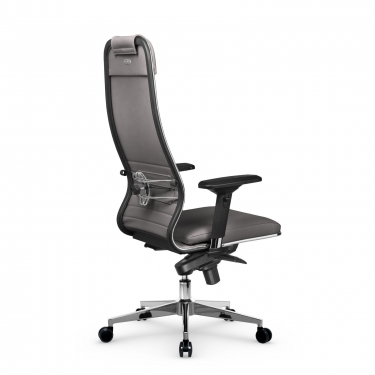 Кресло руководителя Метта Мetta L 1m 38K2/4D Infinity Easy Clean MPES Комплект 3 Серое