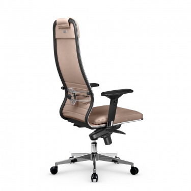 Кресло руководителя Метта Мetta L 1m 38K2/4D Infinity Easy Clean MPES Комплект 3 Темно-бежевое