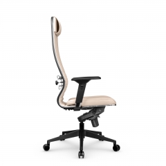 Кресло руководителя Метта Мetta L 1m 38K2/4D Infinity Easy Clean MPES Комплект 4 Молочное