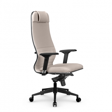 Кресло руководителя Метта Мetta L 1m 38K2/4D Infinity Easy Clean MPES Комплект 4 Светло-бежевое