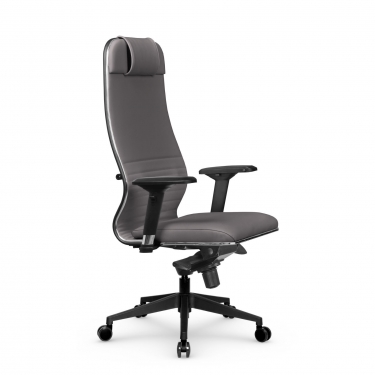 Кресло руководителя Метта Мetta L 1m 38K2/4D Infinity Easy Clean MPES Комплект 4 Серое