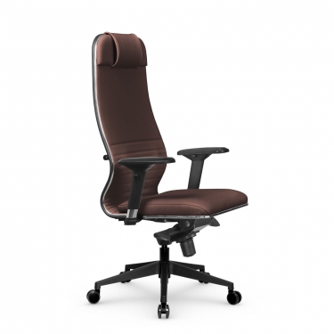 Кресло руководителя Метта Мetta L 1m 38K2/4D Infinity Easy Clean MPES Комплект 4 Темно-коричневое