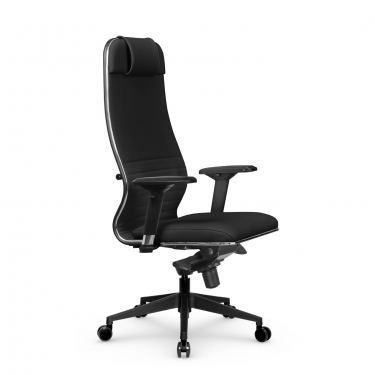 Кресло руководителя Метта Мetta L 1m 38K2/4D Infinity Easy Clean MPES Комплект 4 Черное