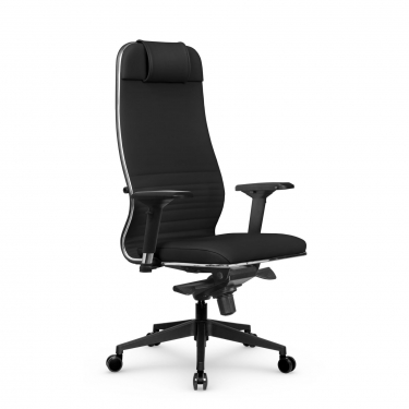 Кресло руководителя Метта Мetta L 1m 38K2/4D Infinity Easy Clean MPES Комплект 4 Черное