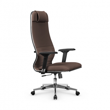 Кресло руководителя Метта Мetta L 1m 38K2/4D Infinity Easy Clean MPES Комплект 5 Светло-коричневое