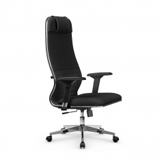 Кресло руководителя Метта Мetta L 1m 38K2/4D Infinity Easy Clean MPES Комплект 5 Черное