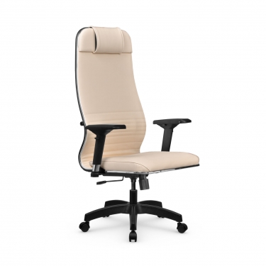 Кресло руководителя Метта Мetta L 1m 38K2/4D Infinity Easy Clean MPES Комплект 6 Молочное
