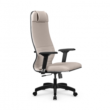 Кресло руководителя Метта Мetta L 1m 38K2/4D Infinity Easy Clean MPES Комплект 6 Светло-бежевое