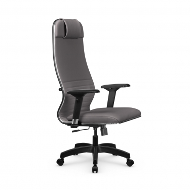 Кресло руководителя Метта Мetta L 1m 38K2/4D Infinity Easy Clean MPES Комплект 6 Серое