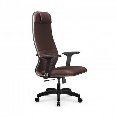 Кресло руководителя Метта Мetta L 1m 38K2/4D Infinity Easy Clean MPES Комплект 6 Черное