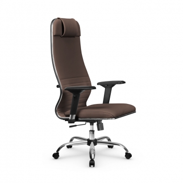 Кресло руководителя Метта Мetta L 1m 38K2/4D Infinity Easy Clean MPES Комплект 7 Светло-коричневое