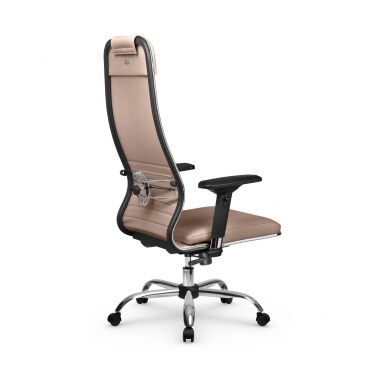 Кресло руководителя Метта Мetta L 1m 38K2/4D Infinity Easy Clean MPES Комплект 7 Темно-бежевое