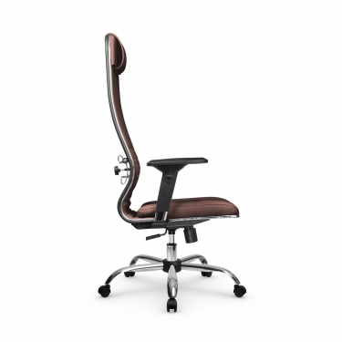 Кресло руководителя Метта Мetta L 1m 38K2/4D Infinity Easy Clean MPES Комплект 7 Темно-коричневое