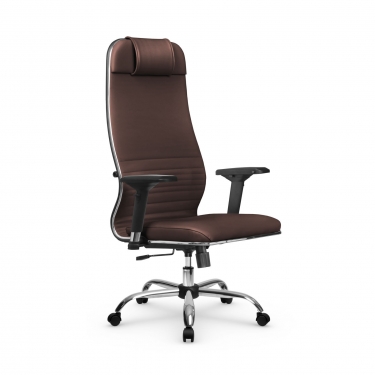Кресло руководителя Метта Мetta L 1m 38K2/4D Infinity Easy Clean MPES Комплект 7 Черное