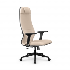 Кресло руководителя Метта Мetta L 1m 38K2/4D Infinity Easy Clean MPES Комплект 8 Молочное