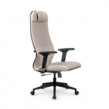 Кресло руководителя Метта Мetta L 1m 38K2/4D Infinity Easy Clean MPES Комплект 8 Светло-бежевое