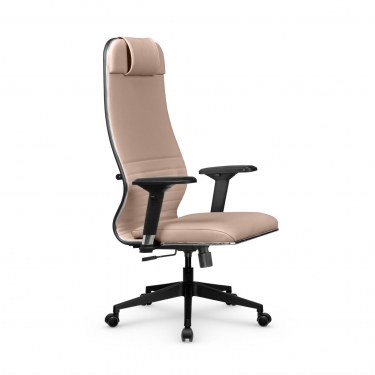 Кресло руководителя Метта Мetta L 1m 38K2/4D Infinity Easy Clean MPES Комплект 8 Темно-бежевое