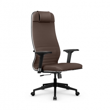 Кресло руководителя Метта Мetta L 1m 38K2/4D Infinity Easy Clean MPES Комплект 8 Черное