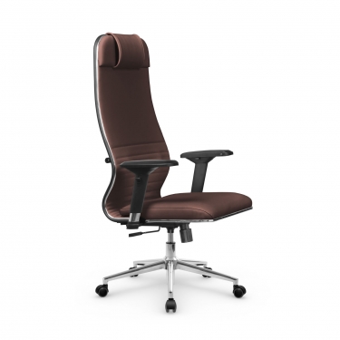 Кресло руководителя Метта Мetta L 1m 38K2/4D Infinity Easy Clean MPES Комплект 9 Темно-коричневое