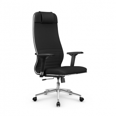 Кресло руководителя Метта Мetta L 1m 38K2/4D Infinity Easy Clean MPES Комплект 9 Черное