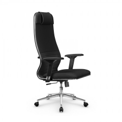 Кресло руководителя Метта Мetta L 1m 38K2/4D Infinity Easy Clean MPES Комплект 9 Черное