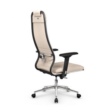Кресло руководителя Метта Мetta L 1m 38K2/4D Infinity Easy Clean MPES Комплект 10 Молочное