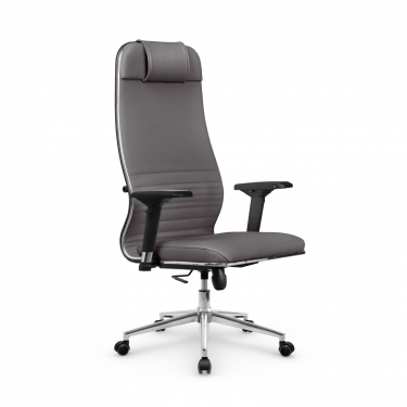 Кресло руководителя Метта Мetta L 1m 38K2/4D Infinity Easy Clean MPES Комплект 10 Серое