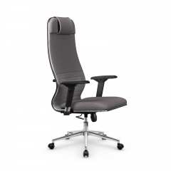 Кресло руководителя Метта Мetta L 1m 38K2/4D Infinity Easy Clean MPES Комплект 10 Серое
