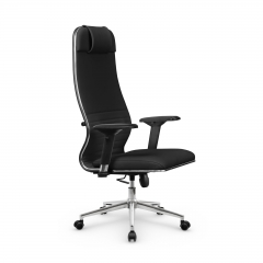 Кресло руководителя Метта Мetta L 1m 38K2/4D Infinity Easy Clean MPES Комплект 10 Черное