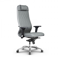 Кресло руководителя Метта Metta L 1m 40M/2D Комплект 1 Серое