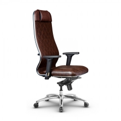 Кресло руководителя Метта Metta L 1m 40M/2D Комплект 1 Темно-коричневое