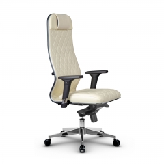 Кресло руководителя Метта Metta L 1m 40M/2D Комплект 3 Бежевое