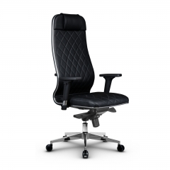 Кресло руководителя Метта Metta L 1m 40M/2D Комплект 3 Черное