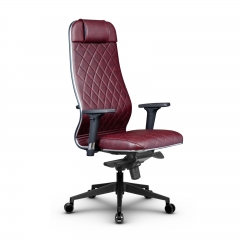 Кресло руководителя Метта Metta L 1m 40M/2D Комплект 4 Темно-бордовое